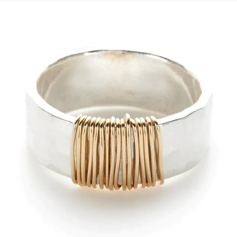 Geometric Simple Bracelet Wide Face Ring